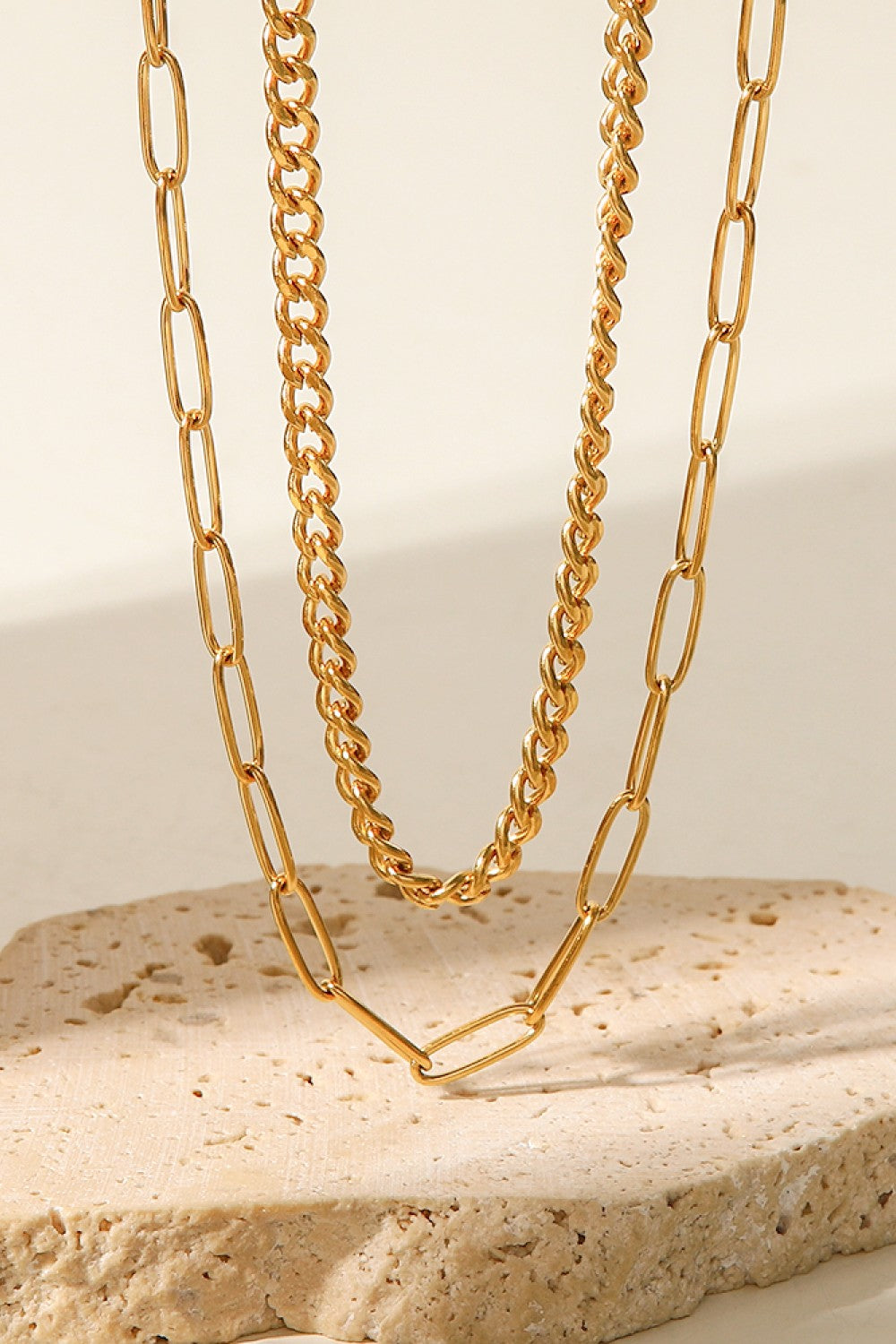 Classic Paperclip Necklace [18K Gold Plated]