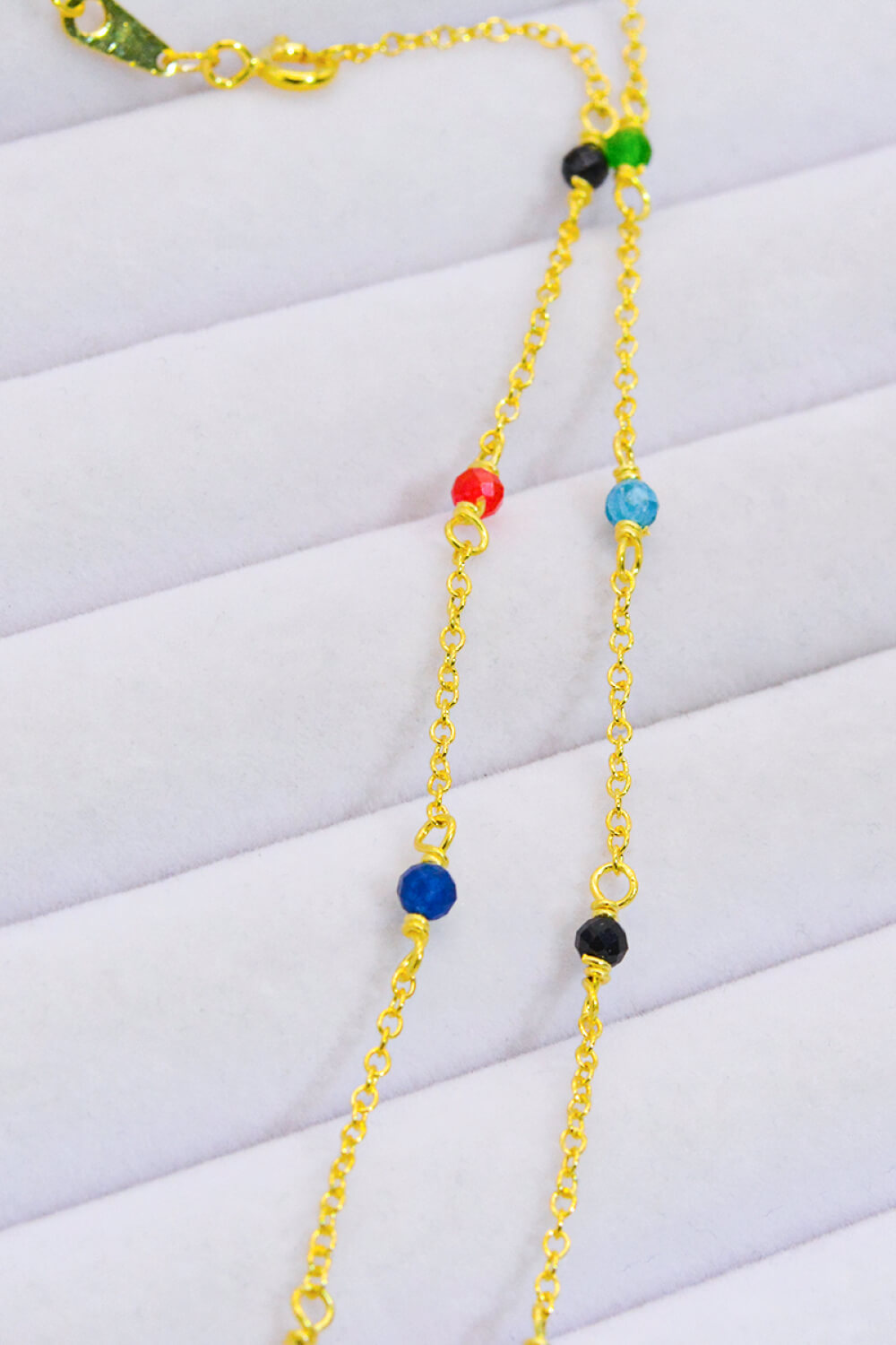 Multicolored Crystal Bead Necklace